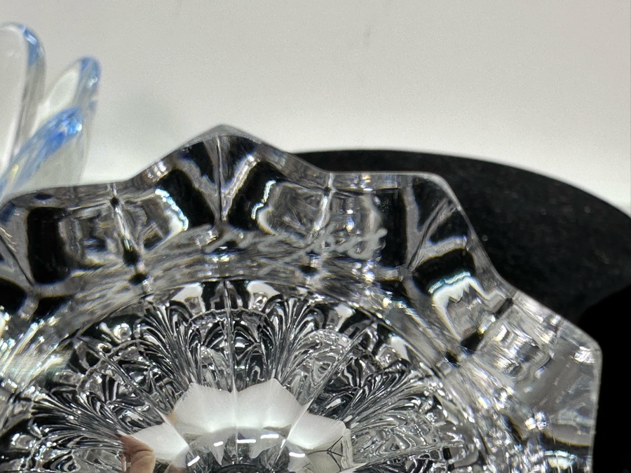 Pair Of Vintage Orrefors Swedish Crystal Vases 4'H & 6'H [Photo 5]