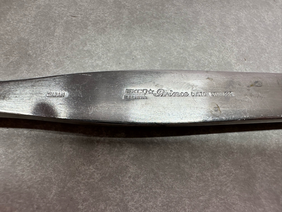 Arthur Court Seashell Metal Bowl 14'W With EKCO Prince Stainless Steel Salad Serving Set [Photo 8]