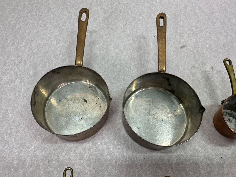 Collection Small Copper Cups With Handles: Hammacher Schlemmer, Country Kitchen & Made In Japan [Photo 6]