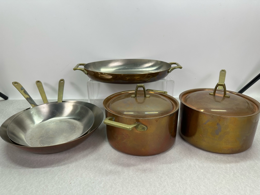 Vintage Paul Revere Copper Pots, Pans & Skillets [Photo 4]