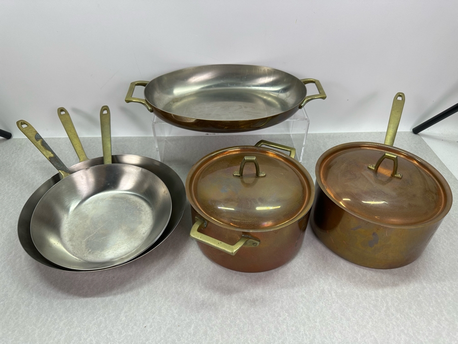 Vintage Paul Revere Copper Pots, Pans & Skillets [Photo 3]