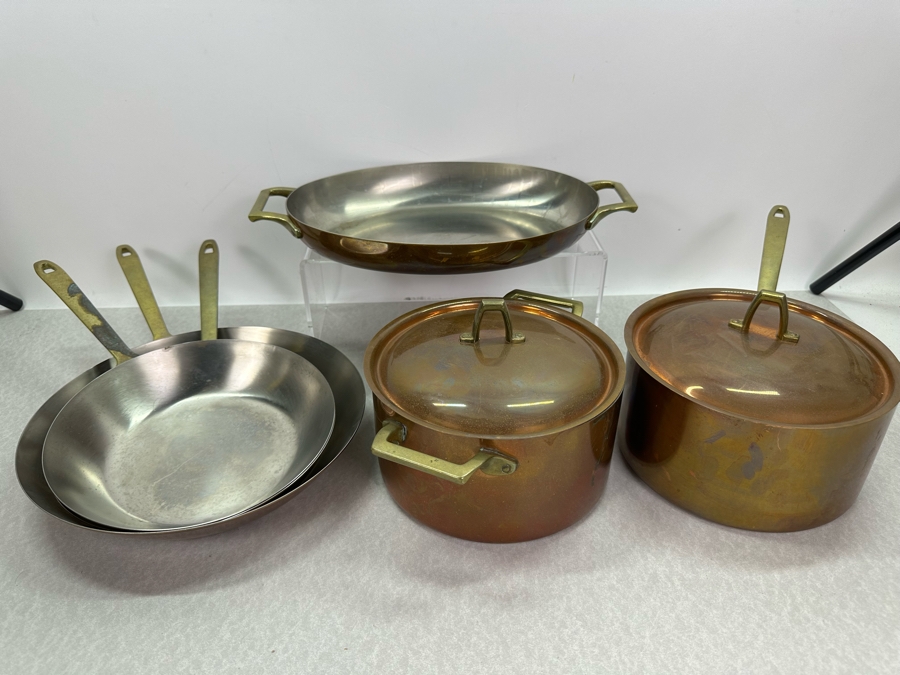 Vintage Paul Revere Copper Pots, Pans & Skillets [Photo 2]