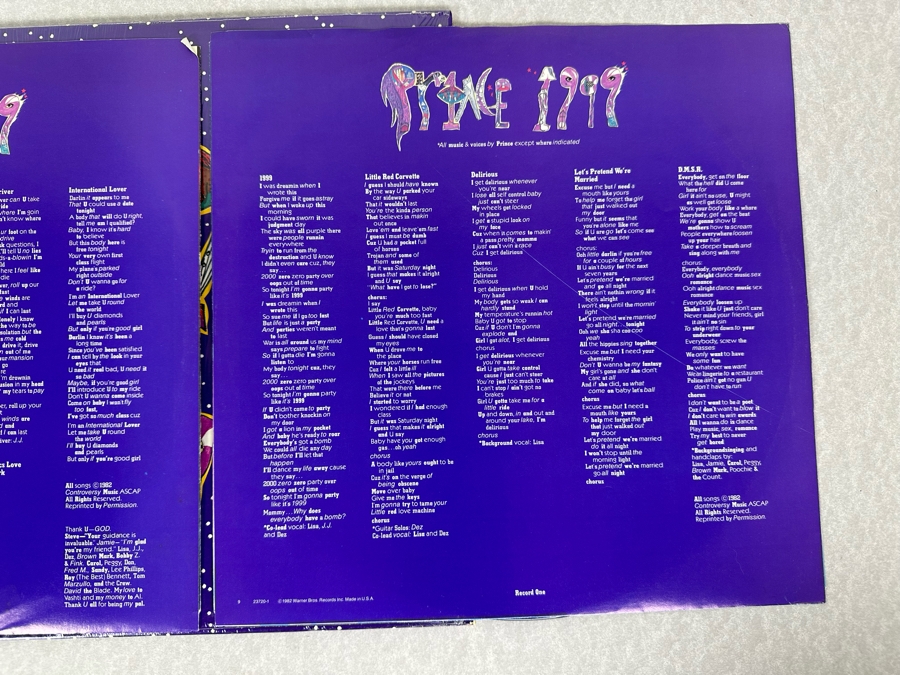 Vintage Prince 1999 Double Album Vinyl Record With $19.99 Price Tag [Photo 4]
