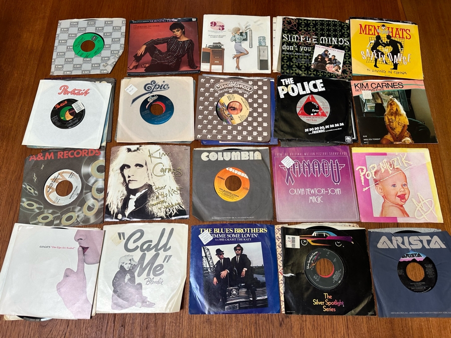 Collection Of Vintage 45rpm Vinyl Records [Photo 2]