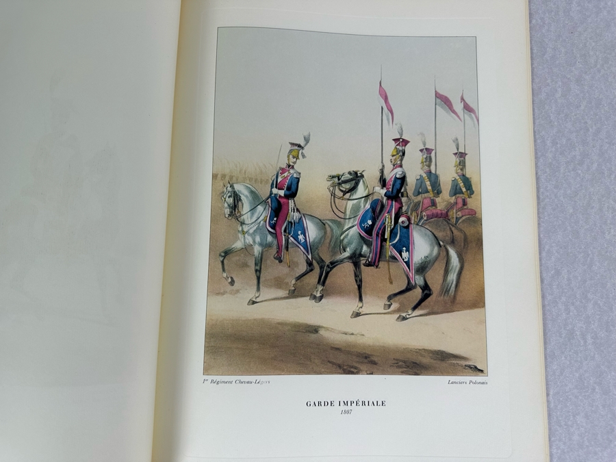 Vintage 1969 Taplinger Publishing Co. Military Uniforms I Of The Imperial Guard Of Napoleon Bonaparte With 16 Full Color Plates [Photo 10]