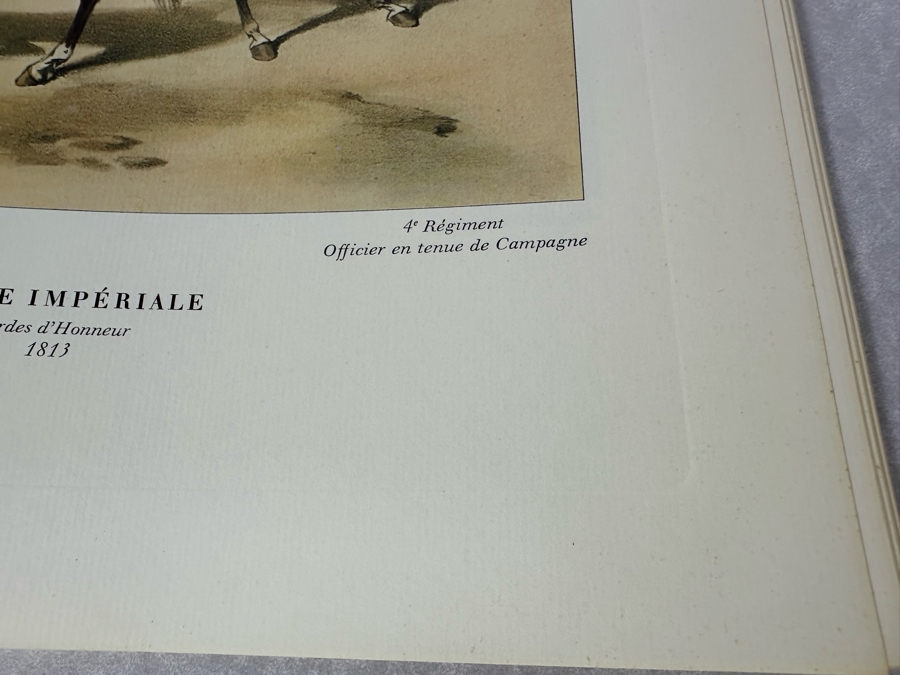 Vintage 1969 Taplinger Publishing Co. Military Uniforms I Of The Imperial Guard Of Napoleon Bonaparte With 16 Full Color Plates [Photo 9]