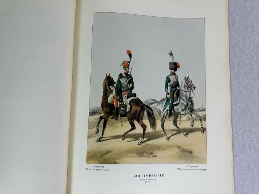 Vintage 1969 Taplinger Publishing Co. Military Uniforms I Of The Imperial Guard Of Napoleon Bonaparte With 16 Full Color Plates [Photo 8]