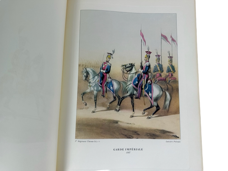 Vintage 1969 Taplinger Publishing Co. Military Uniforms I Of The Imperial Guard Of Napoleon Bonaparte With 16 Full Color Plates [Photo 3]