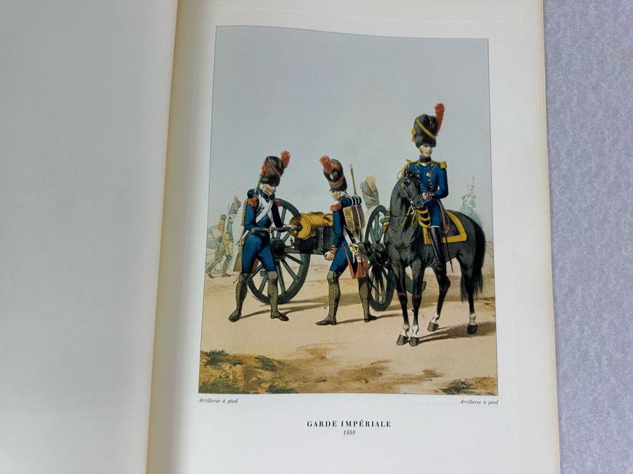 Vintage 1969 Taplinger Publishing Co. Military Uniforms I Of The Imperial Guard Of Napoleon Bonaparte With 16 Full Color Plates [Photo 12]