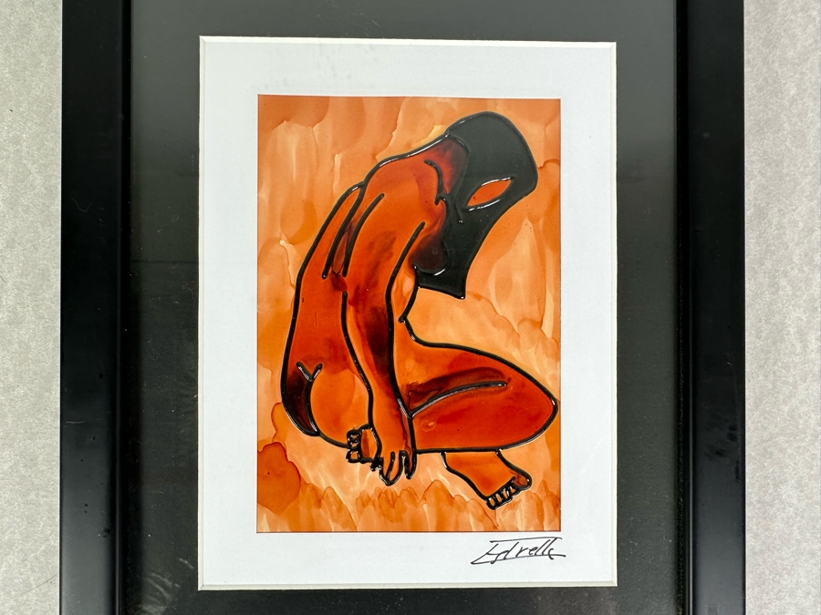 Original Artwork By Estrelle Framed 9.5 X 20 [Photo 4]