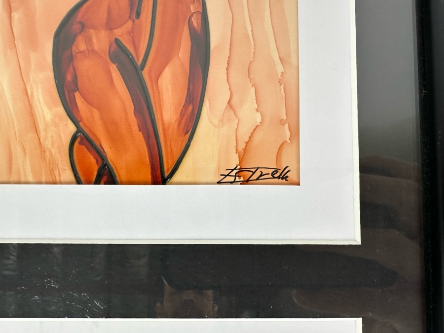 Original Artwork By Estrelle Framed 9.5 X 20 [Photo 3]