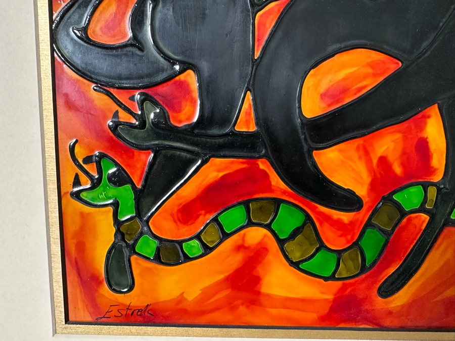 Vintage Original Artwork By Estrella 9.5 X 13 [Photo 5]