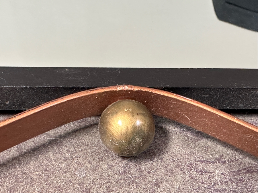 Vintage MCM Metal Wall Mirror 34.5'W X 28'H [Photo 3]