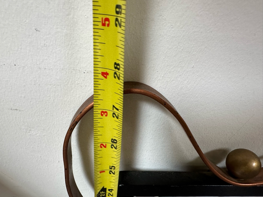 Vintage MCM Metal Wall Mirror 34.5'W X 28'H [Photo 7]