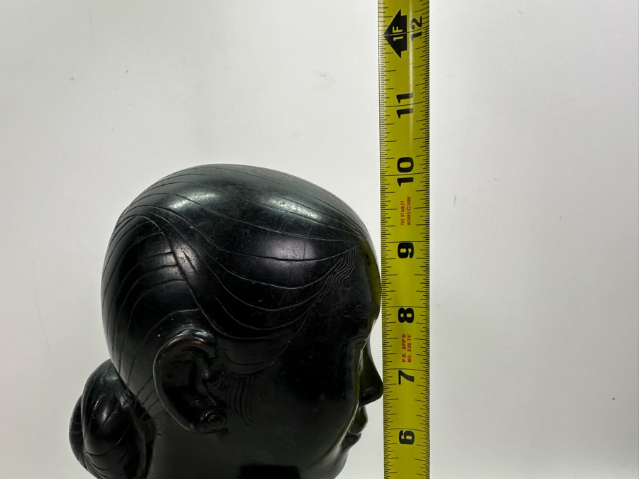 Vintage Metal Vietnamese Woman Bust Sculpture 10'H [Photo 13]