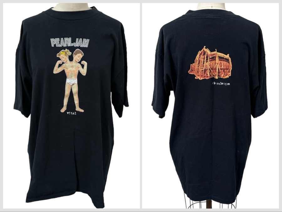 Vintage Pearl Jam Circulation Rock T-Shirt XL