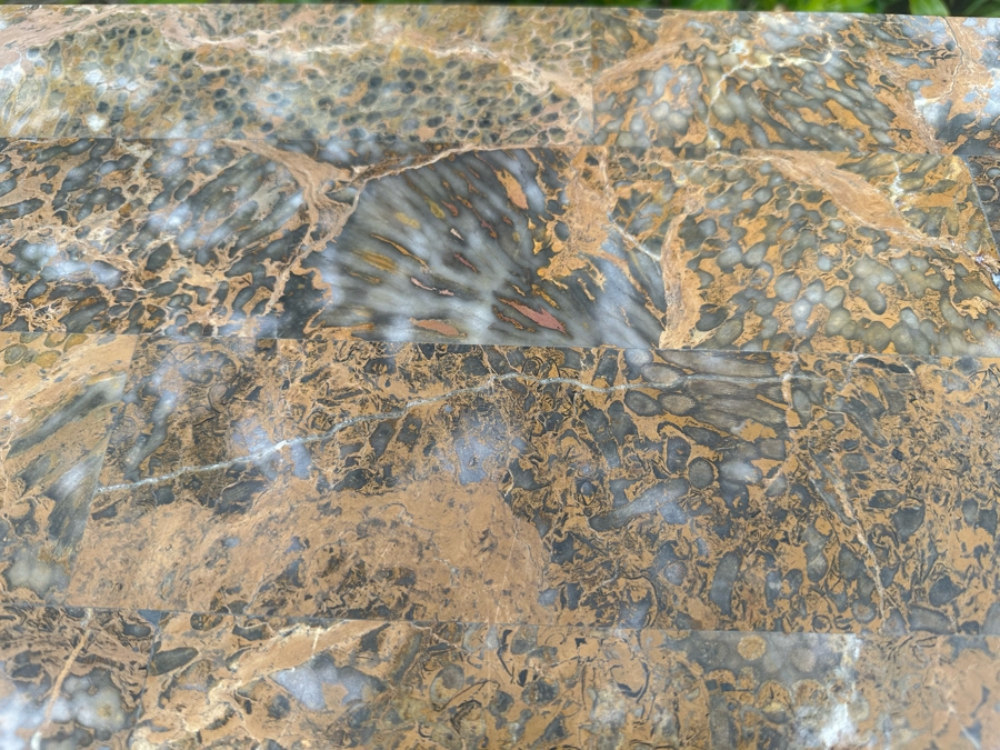 Bombay 3-Drawer Chest Of Drawers With Marble Top 37'W X 19'D X 31'H [Photo 5]