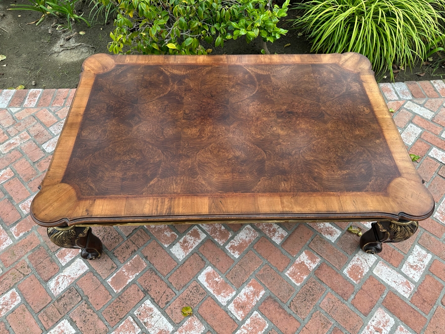 Henredon Furniture Edgerton Cocktail Table Coffee Table 64'W X 42'D X 21.5'H Estimate $800 [Photo 3]