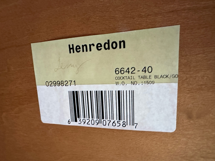 Henredon Furniture Edgerton Cocktail Table Coffee Table 64'W X 42'D X 21.5'H Estimate $800 [Photo 12]