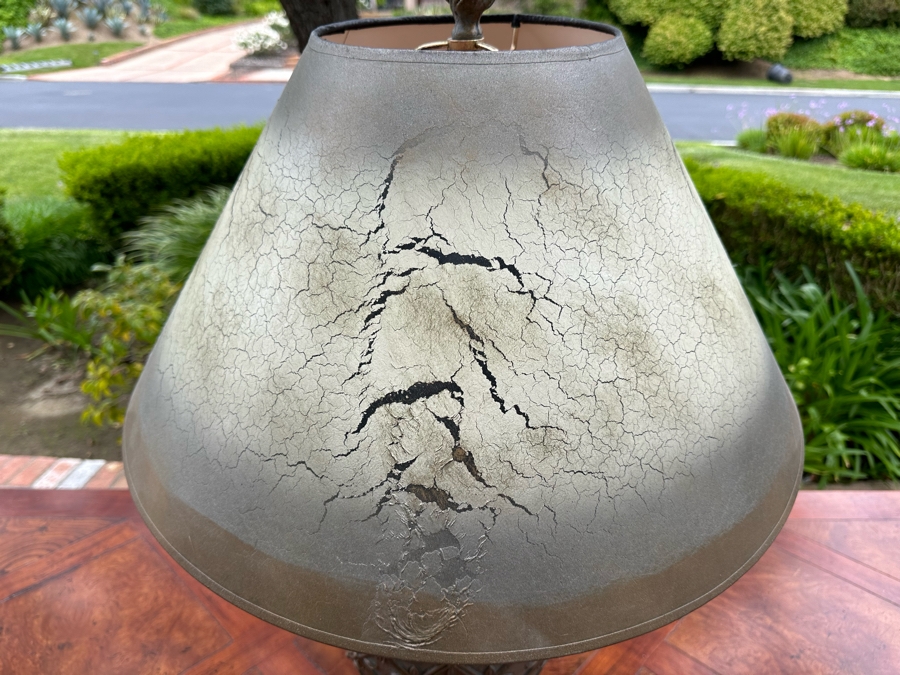 Plaster Urn Table Lamp 34'H [Photo 5]