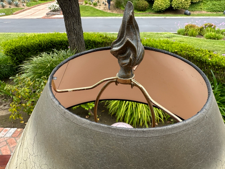 Plaster Urn Table Lamp 34'H [Photo 6]