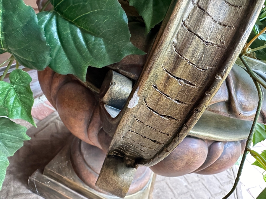 Large Artificial Indoor Palm Tree With Urn Planter Apx 102'H [Photo 6]