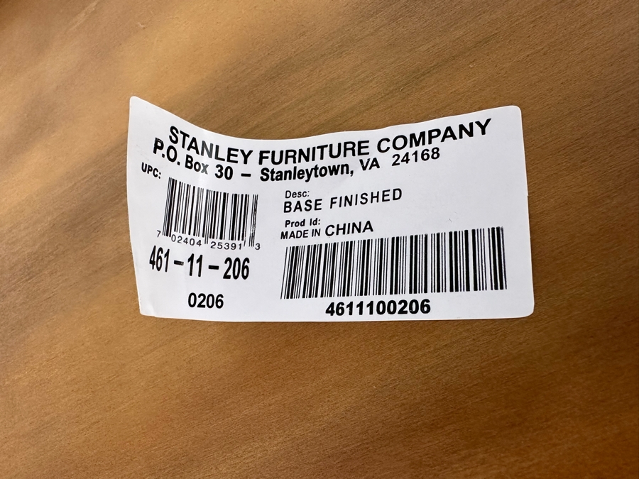 Stanley Furniture Marble Top Sideboard Server With Felt Lined Silverware Drawers 67'W X 21'D X 40'H [Photo 12]