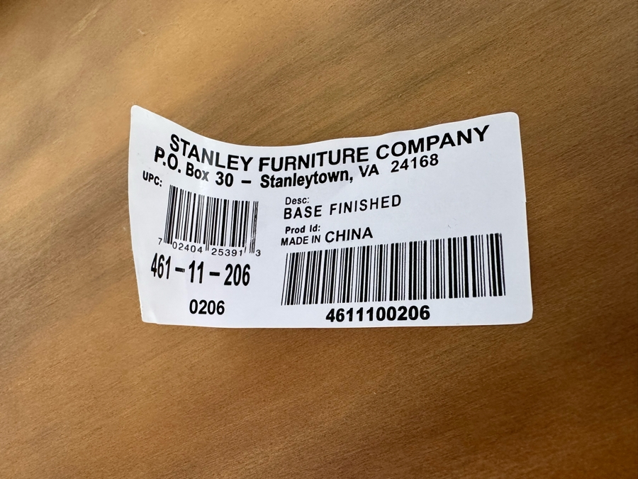 Stanley Furniture Marble Top Sideboard Server With Felt Lined Silverware Drawers 67'W X 21'D X 40'H [Photo 11]