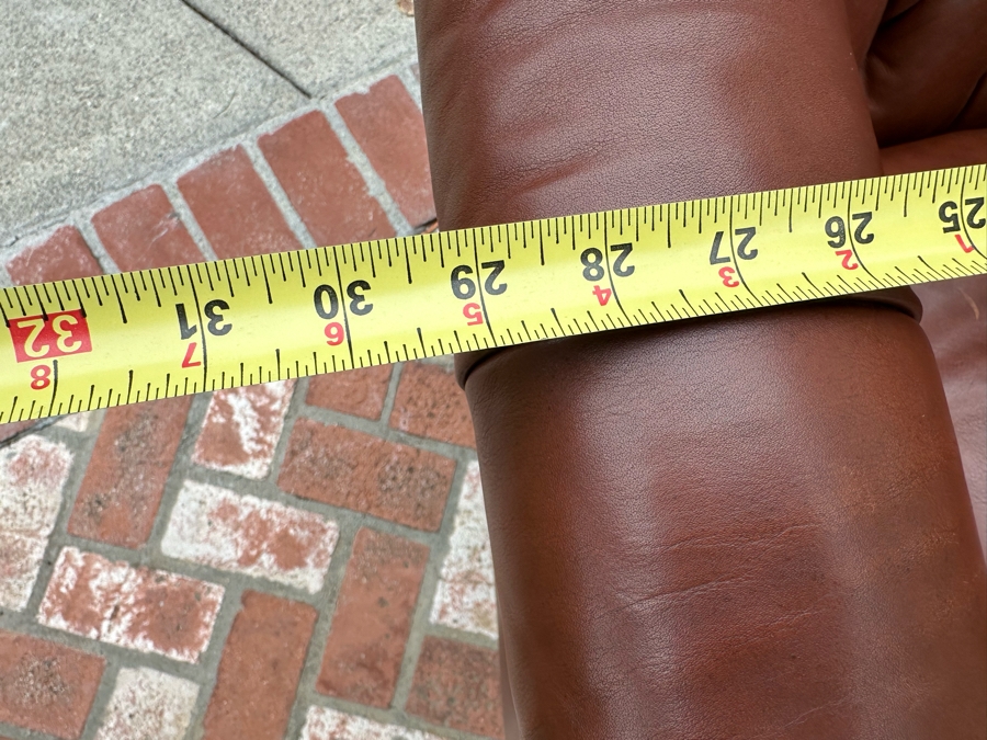 Drexel Heritage Lillian August Leather Armchair 29'W [Photo 8]