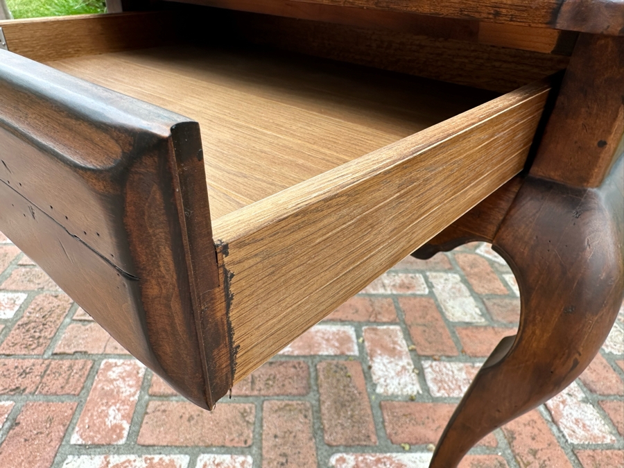 Drexel Heritage Wooden Sidetable With Drawer 30.5'W X 26'H [Photo 6]