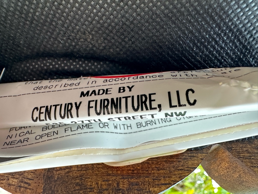 Century Furniture Wingback Upholsted Amethyst Purple Armchair 29'W X 49'H [Photo 5]