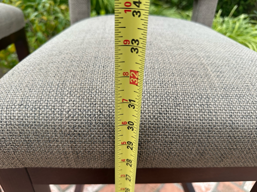 Pair Of Contemporary Barstools By Designmaster Furniture 32'H Seat Height 42'H [Photo 5]