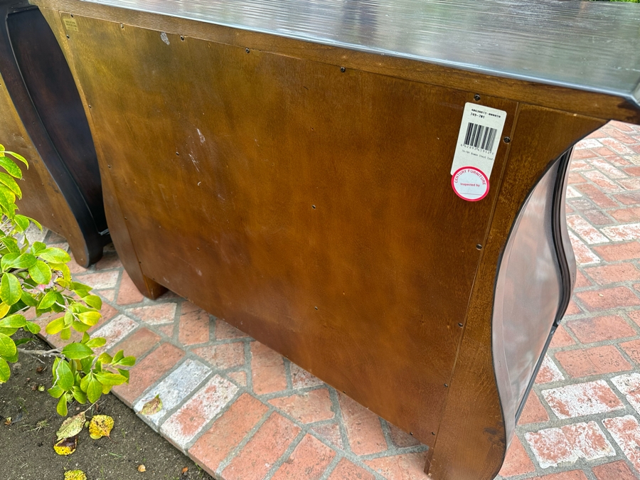 Pair Of Impressive Century Furniture Bombe Chest Of Drawers Dressers Nightstands 48'W X 22'D X 36'H [Photo 12]