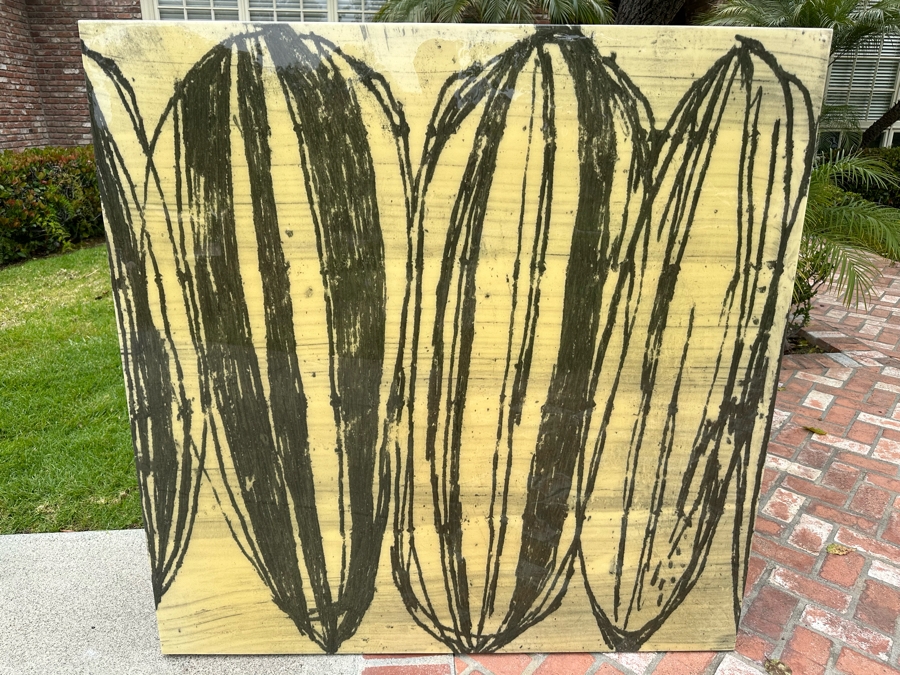 Exercise In Form VI By Fern Cassidy Wrapped Canvas On Board Print 54' X 54' Retails $1,600 [Photo 4]