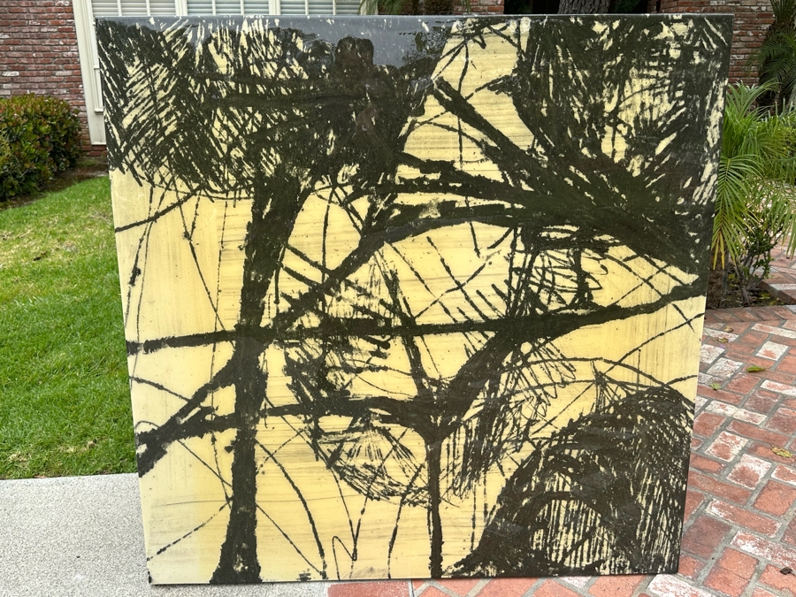 Exercise In Form VIII By Fern Cassidy Wrapped Canvas On Board Print Glossy Finish 54' X 54' Retails $1,600 [Photo 2]