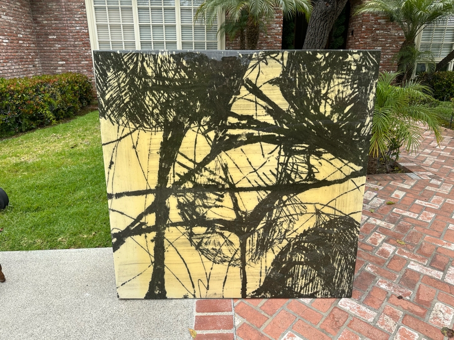 Exercise In Form VIII By Fern Cassidy Wrapped Canvas On Board Print Glossy Finish 54' X 54' Retails $1,600 [Photo 3]