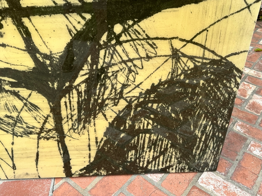 Exercise In Form VIII By Fern Cassidy Wrapped Canvas On Board Print Glossy Finish 54' X 54' Retails $1,600 [Photo 5]