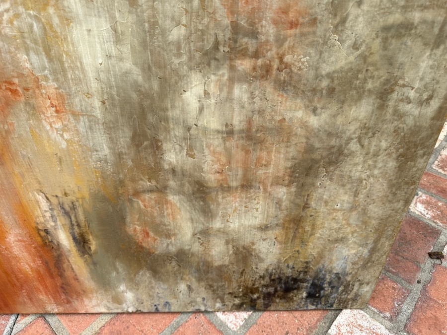 Abstract Stretched Canvas Print Titled 'Simply Spice' 54' X 54' [Photo 5]