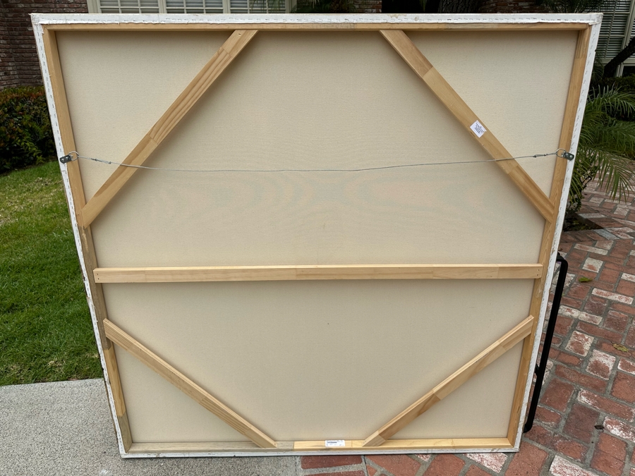 Abstract Stretched Canvas Print Titled 'Simply Spice' 54' X 54' [Photo 8]