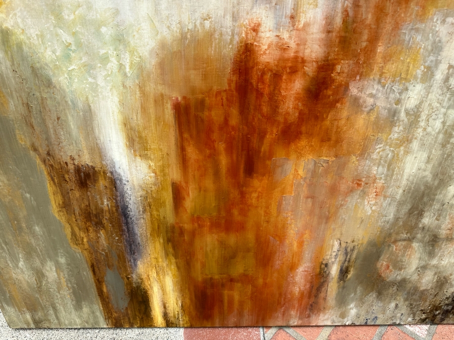 Abstract Stretched Canvas Print Titled 'Simply Spice' 54' X 54' [Photo 4]