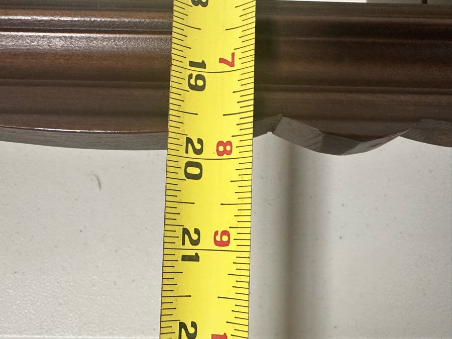 Vintage Wooden Shadowbox Shelf Wall Mirror 23'W X 20'H [Photo 6]