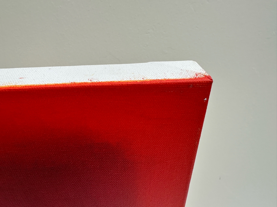 Gerrit Greve (1948-2024, Cardiff by the Sea, CA) Original Modernist Abstract Color Field Acrylic Painting On Canvas In Manner Of Mark Rothko 2023 Signed Verso 30' X 40' Estimate $1,000-$2,000 [Photo 5]