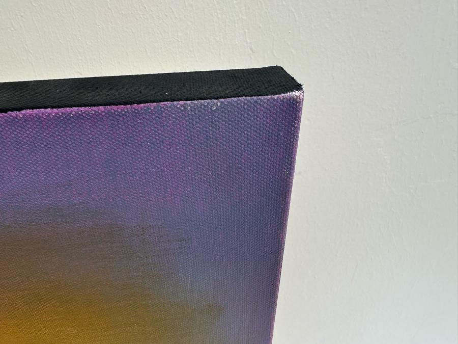 Gerrit Greve (1948-2024, Cardiff by the Sea, CA) Original Modernist Abstract Color Field Acrylic Painting On Canvas In Manner Of Mark Rothko 2019 Signed Verso 36' X 36' Estimate $1,000-$2,000 [Photo 5]