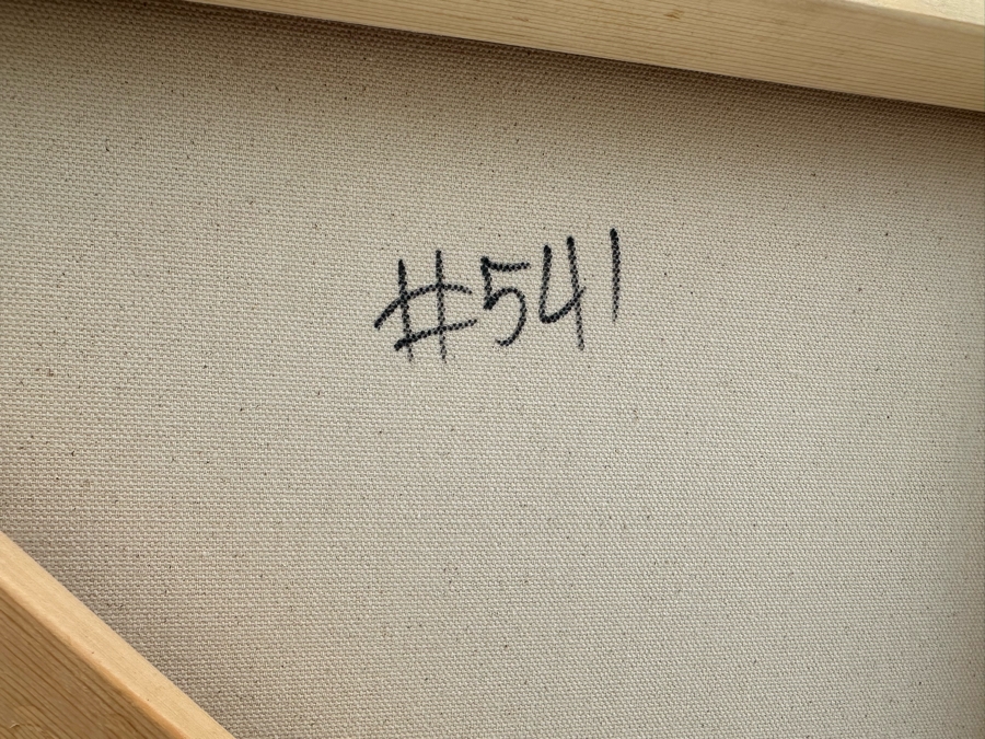 Gerrit Greve (1948-2024, Cardiff by the Sea, CA) Original Modernist Abstract Color Field Acrylic Painting On Canvas In Manner Of Mark Rothko 2019 Signed Verso 36' X 36' Estimate $1,000-$2,000 [Photo 8]