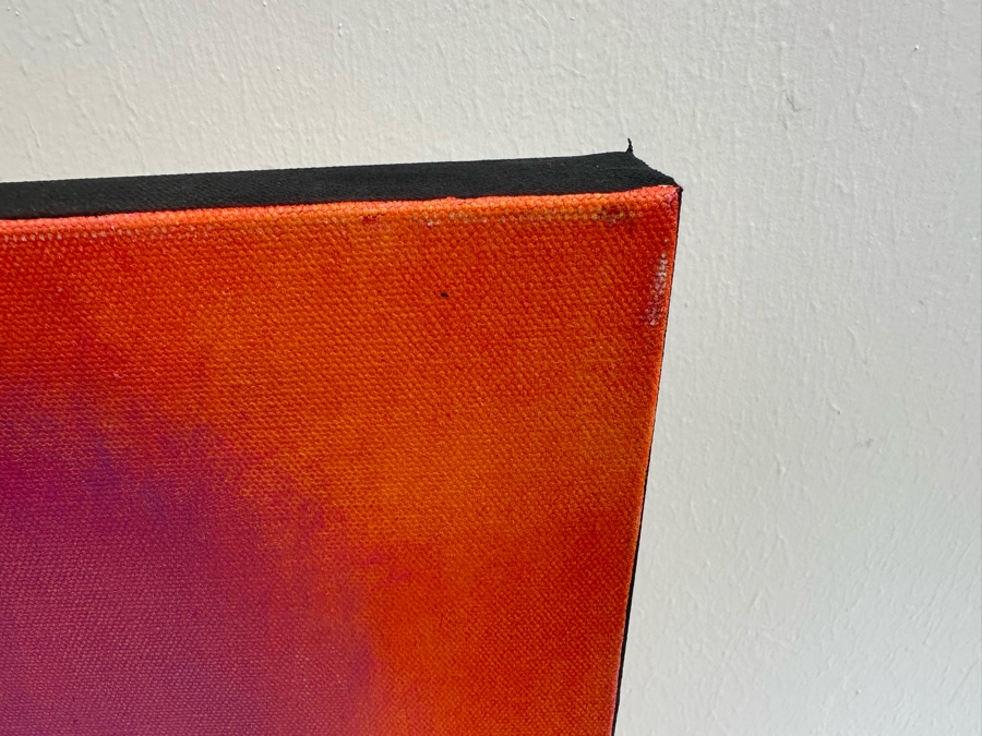 Gerrit Greve (1948-2024, Cardiff by the Sea, CA) Original Modernist Abstract Color Field Acrylic Painting On Canvas In Manner Of Mark Rothko 2019 Signed Verso 36' X 36' Estimate $1,000-$2,000 [Photo 5]