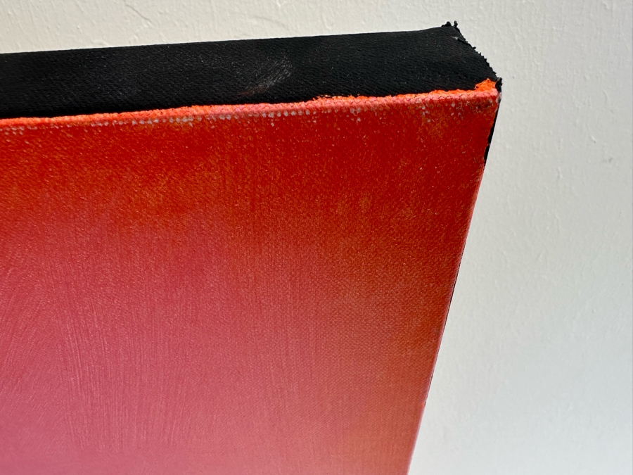 Gerrit Greve (1948-2024, Cardiff by the Sea, CA) Original Modernist Abstract Color Field Acrylic Painting On Canvas In Manner Of Mark Rothko 2019 Signed Verso 36' X 36' Estimate $1,000-$2,000 [Photo 5]