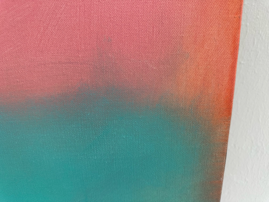 Gerrit Greve (1948-2024, Cardiff by the Sea, CA) Original Modernist Abstract Color Field Acrylic Painting On Canvas In Manner Of Mark Rothko 2019 Signed Verso 36' X 36' Estimate $1,000-$2,000 [Photo 3]