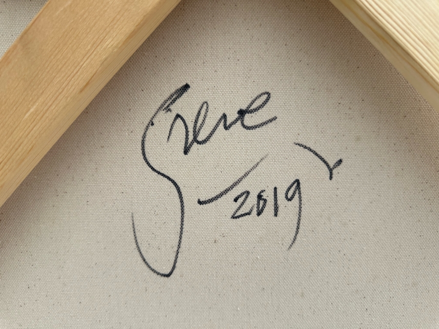 Gerrit Greve (1948-2024, Cardiff by the Sea, CA) Original Modernist Abstract Color Field Acrylic Painting On Canvas In Manner Of Mark Rothko 2019 Signed Verso 36' X 36' Estimate $1,000-$2,000 [Photo 7]