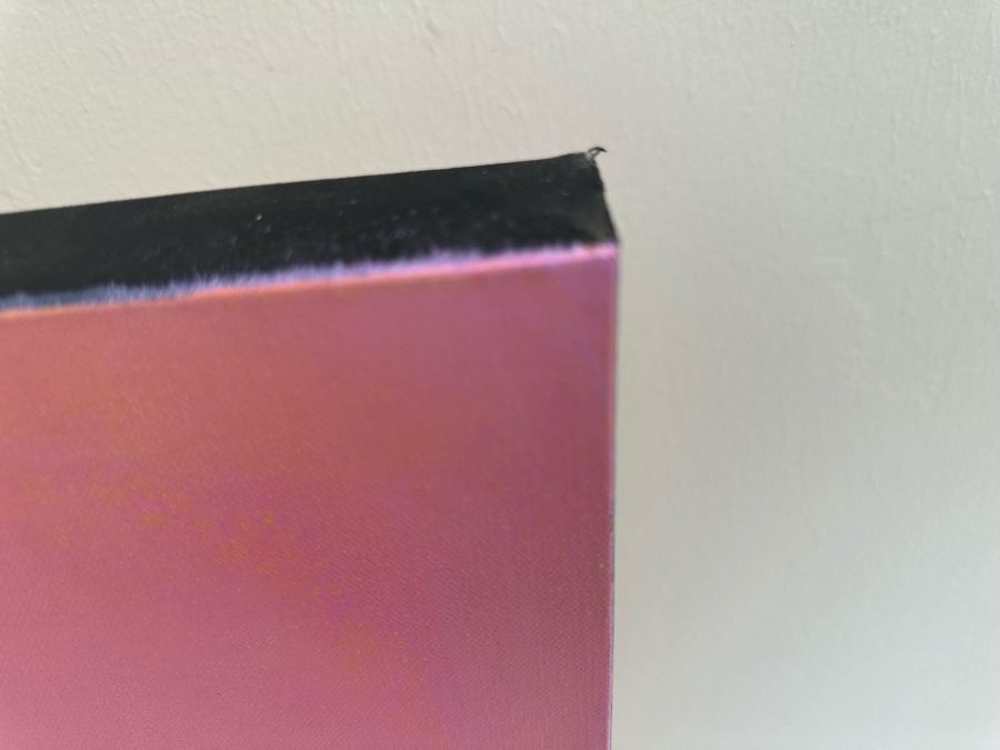 Gerrit Greve (1948-2024, Cardiff by the Sea, CA) Original Modernist Abstract Color Field Acrylic Painting On Canvas In Manner Of 2019 Signed Verso Mark Rothko 36' X 36' Estimate $1,000-$2,000 [Photo 5]