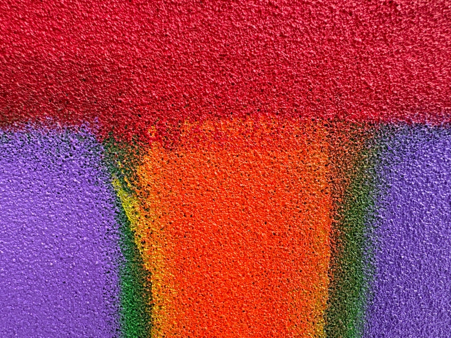 Gerrit Greve (1948-2024, Cardiff by the Sea, CA) Original Modernist Abstract Mixed Media Sand Acrylic Painting On Canvas 2007 Signed Verso 36' X 36' Estimate $1,000-$2,000 [Photo 5]